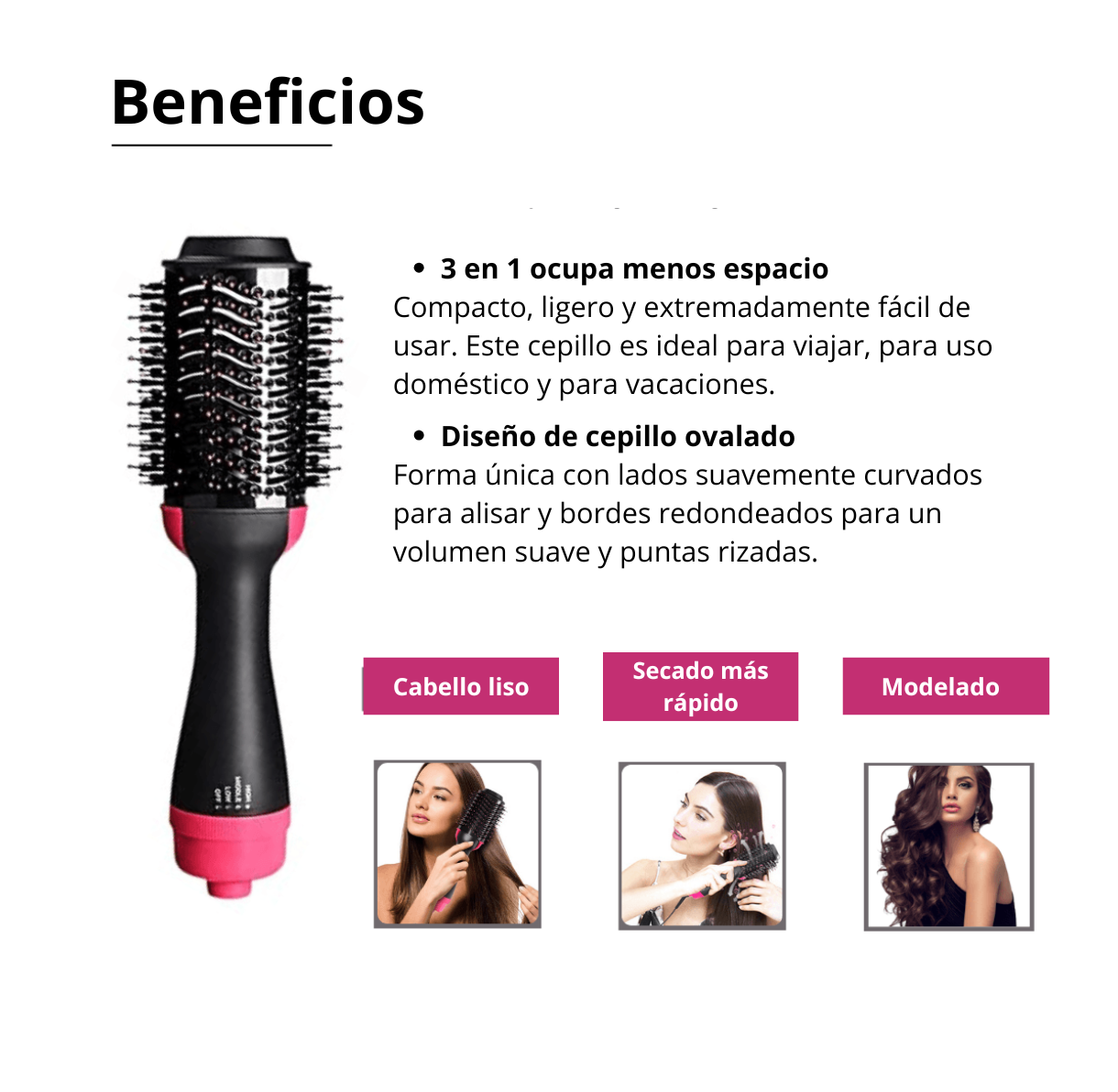 Cepillo secador y voluminizador - ELOYRA®